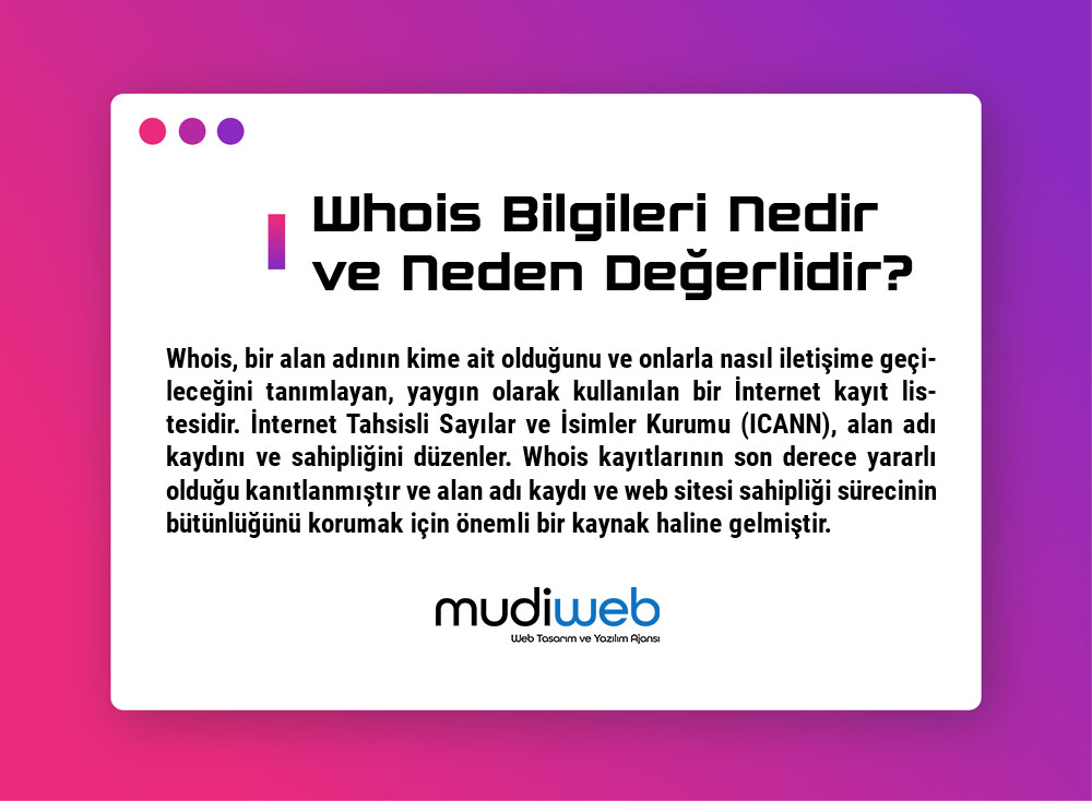 Whois Bilgileri Nedir ve Neden Değerlidir?