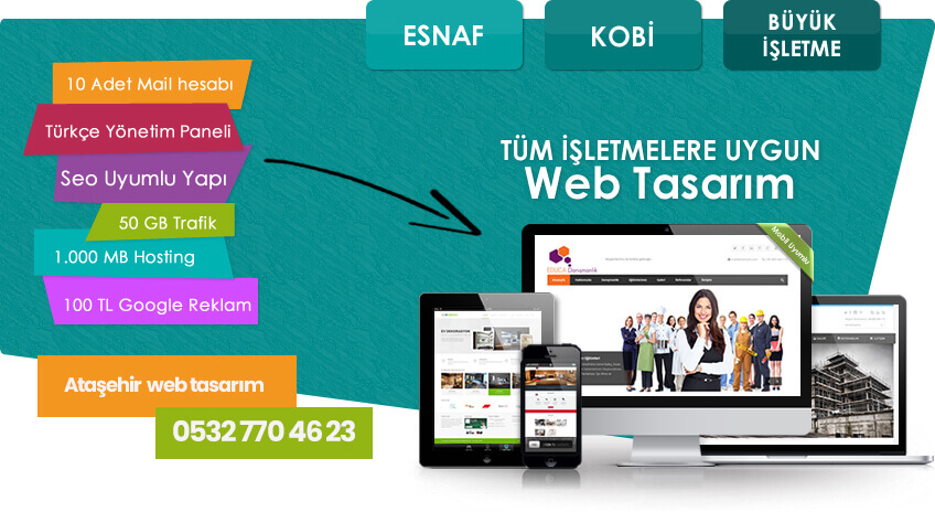 Ataşehir Web Tasarım uygun fiyatlar profesyonel çözümler