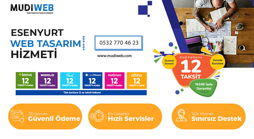 Esenyurt Web Tasarım uygun fiyatlar profesyonel çözümler
