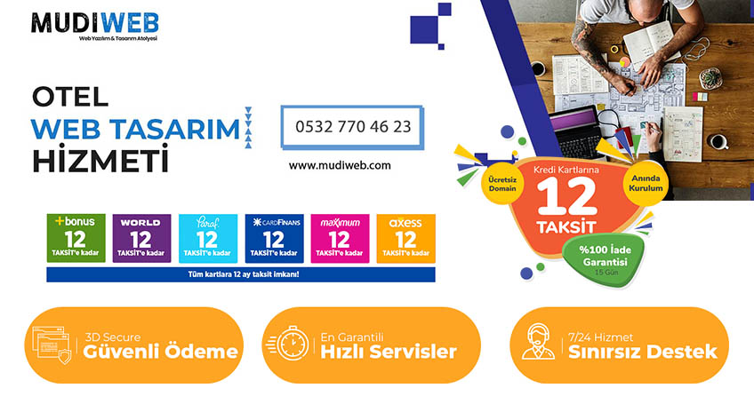 Otel Web Tasarım Fiyatları uygun fiyatlı seo uyumlu websitesi izmir