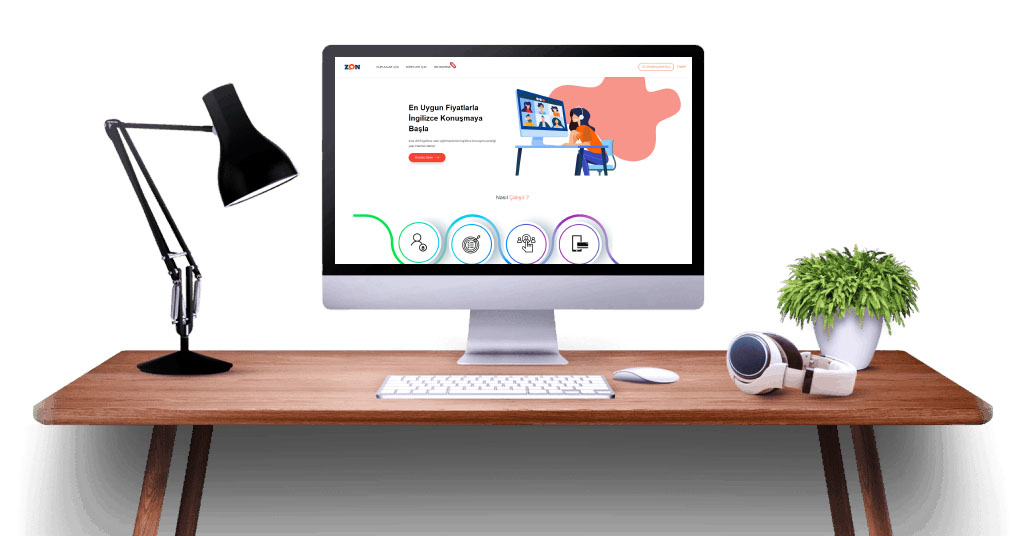 Speakzon Online Eğitim Web Tasarım Hizmeti