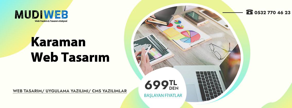 Karaman web tasarım fiyatları uygun profesyonel websitesi çözümleri