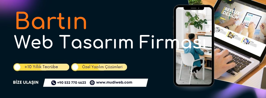 Bartın Web Tasarım Firması - Bartın Web Tasarım Ajansı - Profesyonel Web Tasarım Hizmetleri Mudiweb
