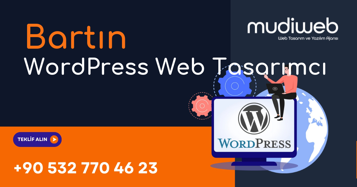 Bartın WordPress Web Tasarımcı - Bartın WordPress Web Tasarım Fiyatları - Profesyonel WordPress Web Sitesi Mudiweb
