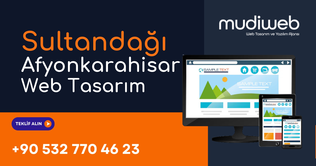 Sultandağı Afyonkarahisar Web Tasarımcı