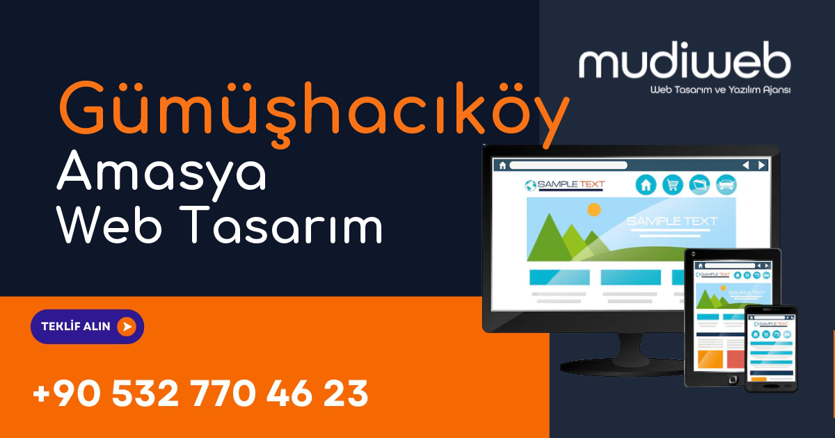 Gümüşhacıköy Amasya Web Tasarımcı