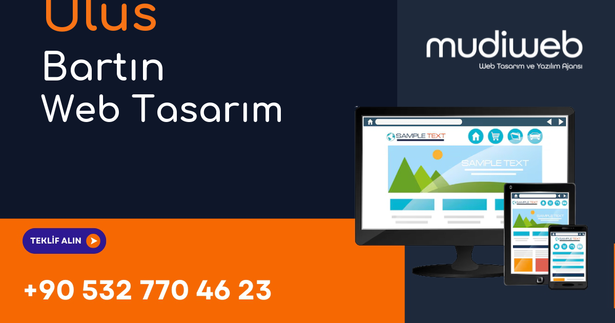 Ulus Bartın Web Tasarımcı - Ulus Bartın Web Tasarım Fiyatları - Website Tasarım Ücreti Mudiweb