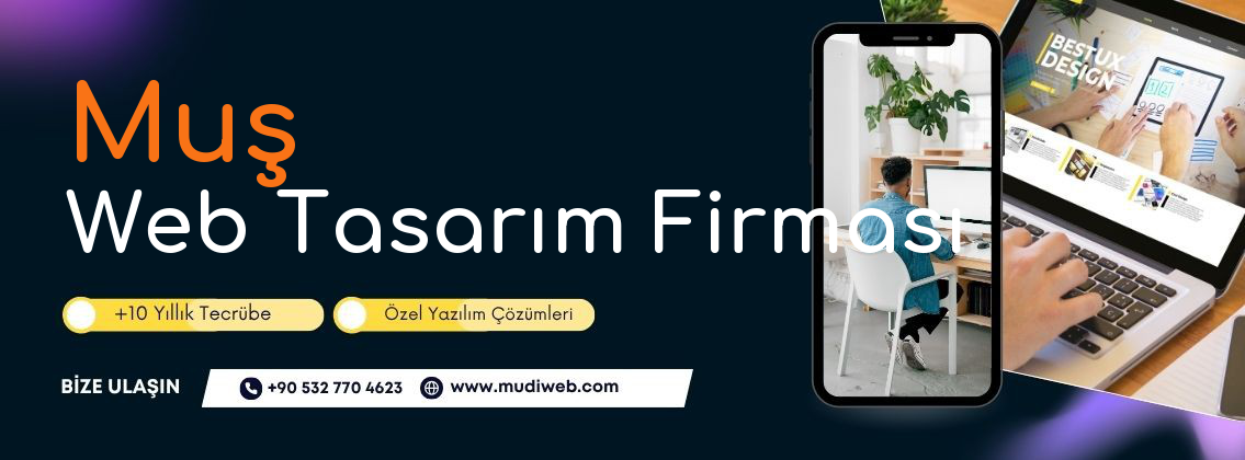 Muş Web Tasarım Firması - Muş Web Tasarım Ajansı - Profesyonel Web Tasarım Hizmetleri Mudiweb