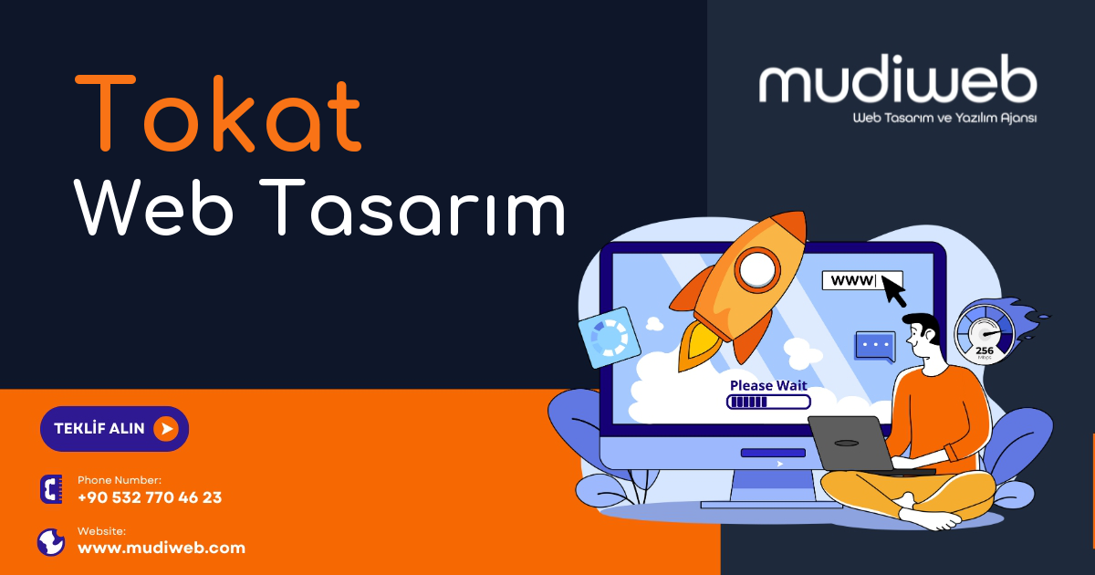 Tokat Web Tasarımcı - Tokat Web Tasarım Fiyatları - Website Tasarım Ücreti Mudiweb