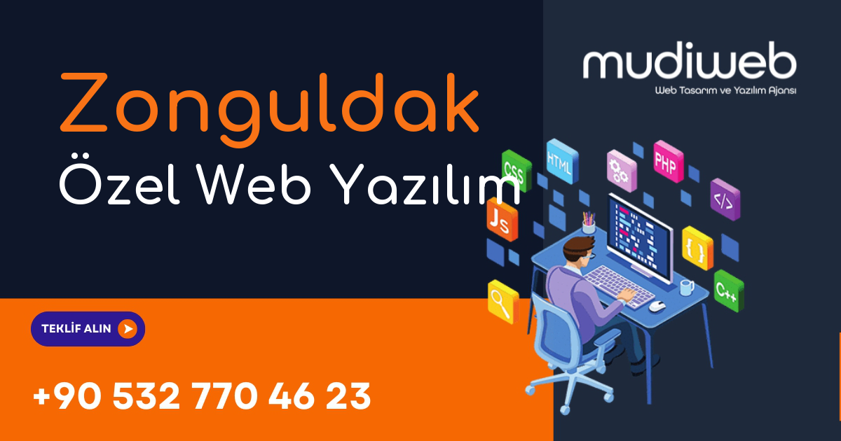 Zonguldak Özel Web Yazılım - Zonguldak Özel Yazılım Geliştirme - Profesyonel Yazılım Çözümleri Mudiweb